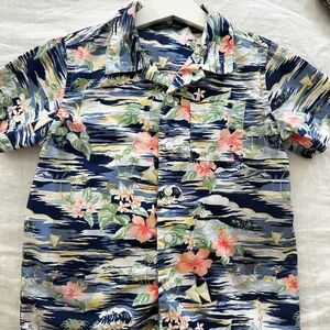 Floral Hawaiian Shirt, Janie & Jack, 4T boys